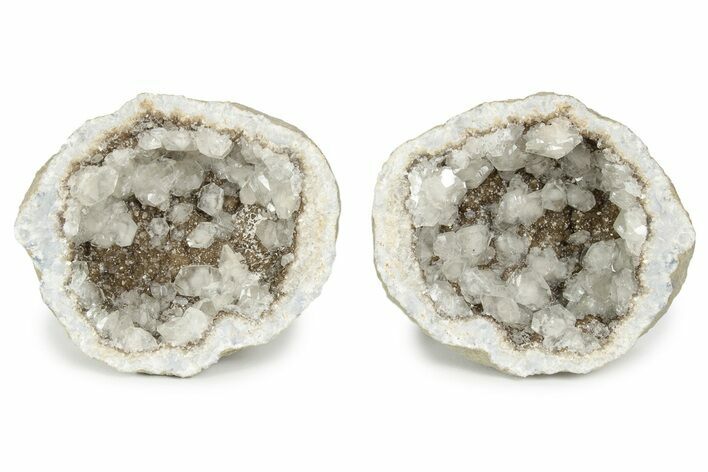 Keokuk Geode with Calcite Crystals - Missouri #239034